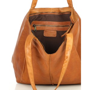 33. Leder Beuteltasche für Damen in Größe XL. Italianische Leder